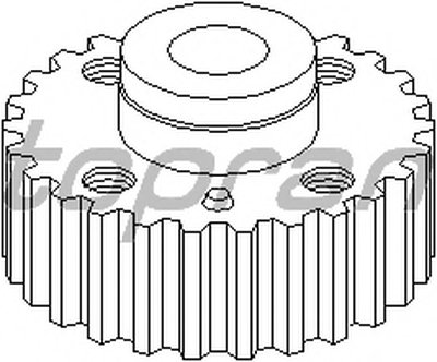 Шестерня, коленчатый вал TOPRAN купить