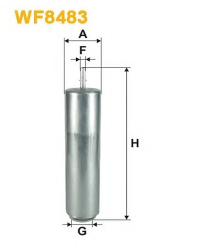 WF8483 WIX FILTERS Топливный фильтр