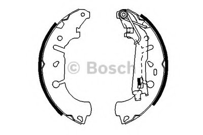 0986487703 BOSCH Комплект тормозных колодок