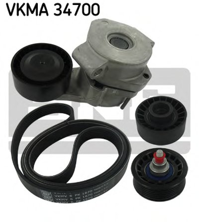 VKMA34700 SKF Поликлиновой ременный комплект