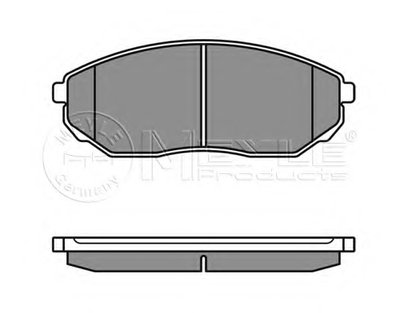 0252409217W MEYLE Комплект тормозных колодок, дисковый тормоз