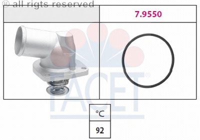 78194 FACET Термостат, охлаждающая жидкость