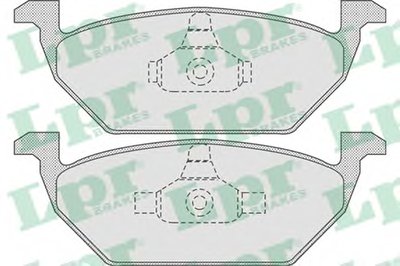 05P730 LPR Комплект тормозных колодок, дисковый тормоз