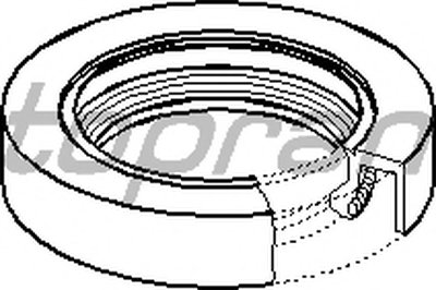 302171 TOPRAN Уплотняющее кольцо, коленчатый вал