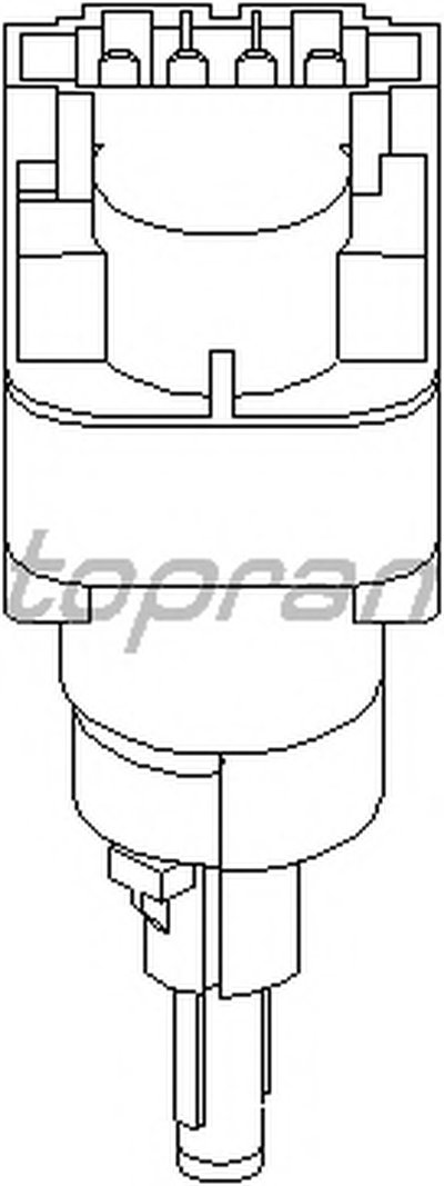 110828 TOPRAN Выключатель фонаря сигнала торможения