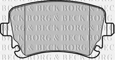 BBP1930 BORG & BECK Комплект тормозных колодок, дисковый тормоз