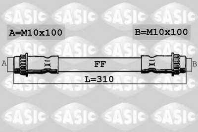 6604033 SASIC Тормозной шланг