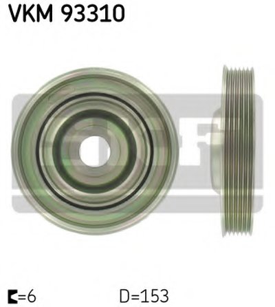 VKM93310 SKF Ременный шкив, коленчатый вал