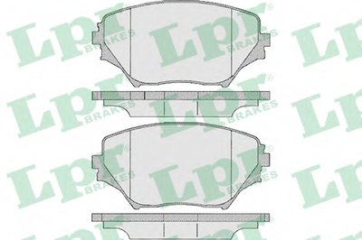 05P958 LPR Комплект тормозных колодок, дисковый тормоз