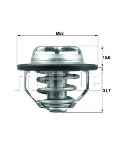 TX12282 MAHLE ORIGINAL Термостат, охлаждающая жидкость