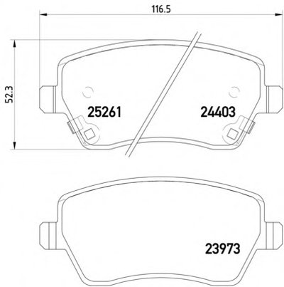 8DB355015981 HELLA PAGID Комплект тормозных колодок, дисковый тормоз