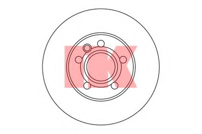 204768 NK Тормозной диск