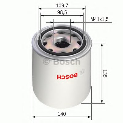 0986628253 BOSCH Патрон осушителя воздуха, пневматическая система