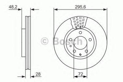 Тормозной диск BOSCH купить