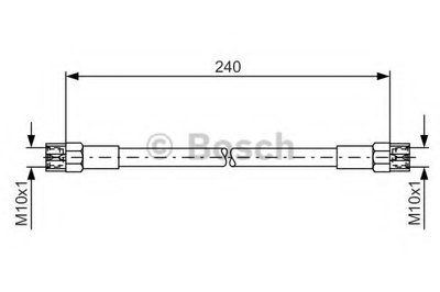 1987476224 BOSCH Тормозной шланг