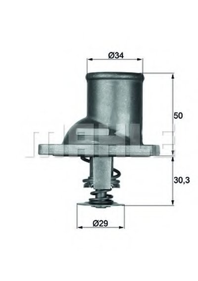 TI192 MAHLE ORIGINAL Термостат, охлаждающая жидкость