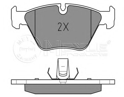 0252318320 MEYLE Комплект тормозных колодок, дисковый тормоз