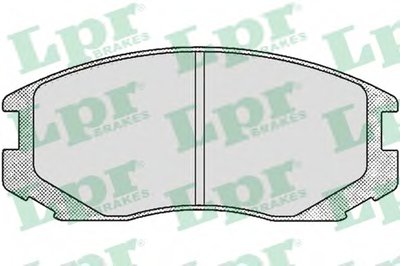 05P502 LPR Комплект тормозных колодок, дисковый тормоз