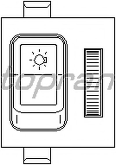 103422 TOPRAN Выключатель, головной свет