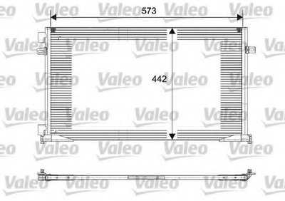 817644 VALEO Конденсатор, кондиционер