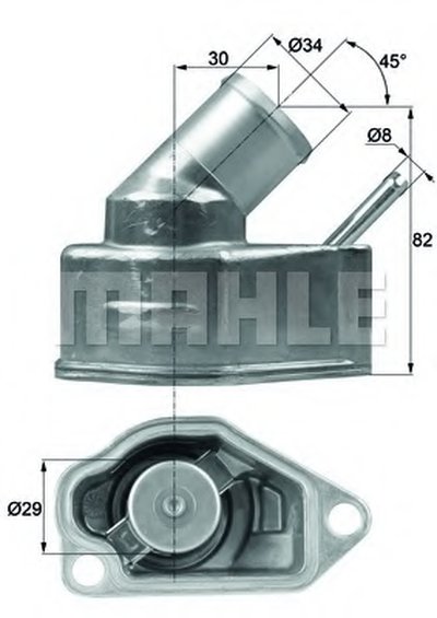 TI1092 MAHLE ORIGINAL Термостат, охлаждающая жидкость