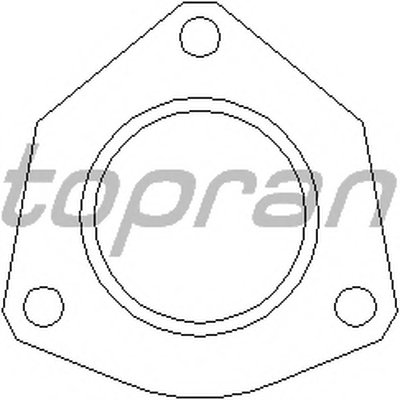 108141 TOPRAN Прокладка, труба выхлопного газа