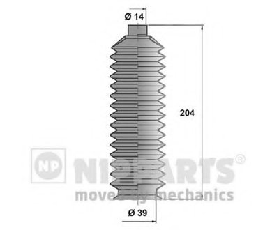 J2843000 NIPPARTS Комплект пылника, рулевое управление