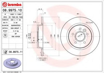 Тормозной диск COATED DISC LINE BREMBO купить