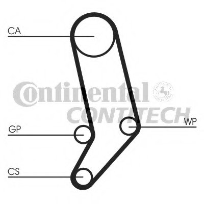 CT939 CONTITECH Ремень ГРМ