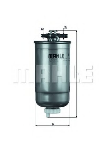 KL1471D MAHLE ORIGINAL Топливный фильтр