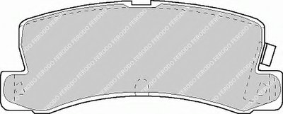FDB848 FERODO Комплект тормозных колодок, дисковый тормоз