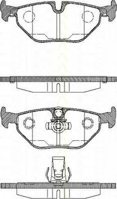 811011003 TRISCAN Комплект тормозных колодок, дисковый тормоз