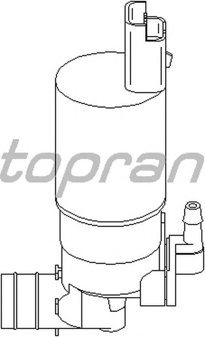 Водяной насос, система очистки окон TOPRAN купить