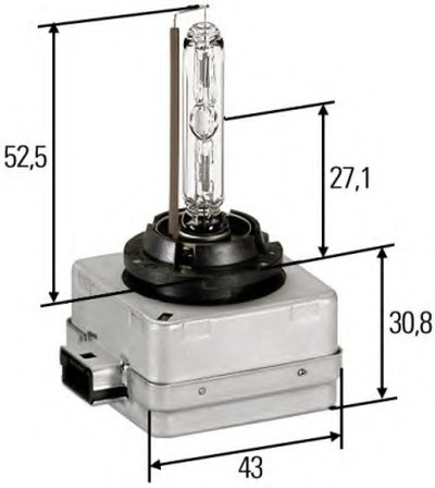 8GS009028111 HELLA Лампа накаливания, фара рабочего освещения; Лампа накаливания, фара дальнего света; Лампа накаливания, основная фара; Ла