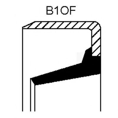 01020437B CORTECO Уплотняющее кольцо, ступенчатая коробка передач; Уплотнительное кольцо вала, вал выжимного подшипника