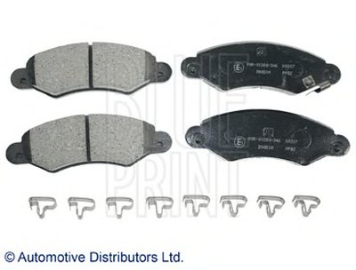 ADK84228 BLUE PRINT Комплект тормозных колодок, дисковый тормоз