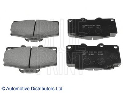 ADT34289 BLUE PRINT Комплект тормозных колодок, дисковый тормоз