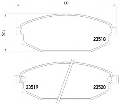 8DB355009961 HELLA PAGID Комплект тормозных колодок, дисковый тормоз