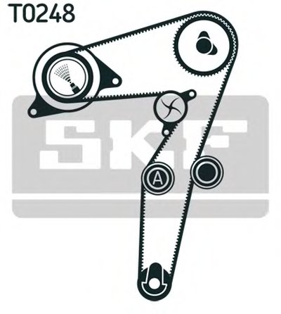 VKMA02193 SKF Комплект ремня ГРМ