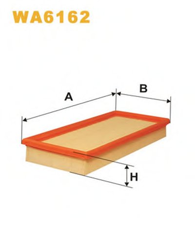 WA6162 WIX FILTERS Воздушный фильтр