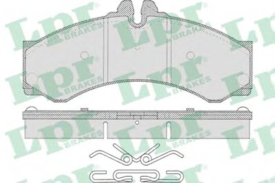 05P633 LPR Комплект тормозных колодок, дисковый тормоз