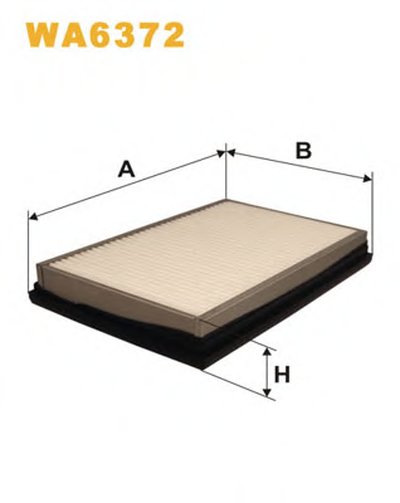 WA6372 WIX FILTERS Воздушный фильтр