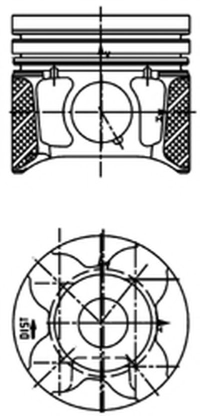 Поршень KOLBENSCHMIDT купить