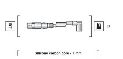 Комплект проводов зажигания MAGNETI MARELLI купить