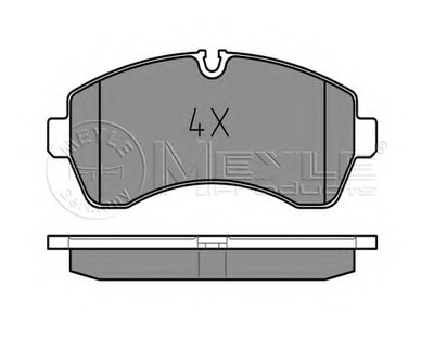 0252920020 MEYLE Комплект тормозных колодок, дисковый тормоз