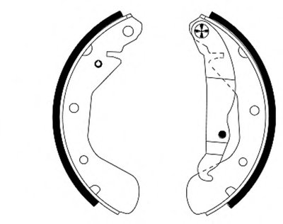 8DB355001301 HELLA PAGID Комплект тормозных колодок