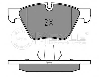 0252379420PD MEYLE Комплект тормозных колодок, дисковый тормоз