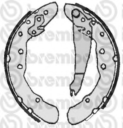 S85514 BREMBO Комплект тормозных колодок