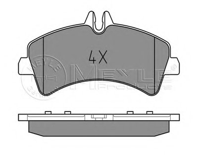 0252921720 MEYLE Комплект тормозных колодок, дисковый тормоз