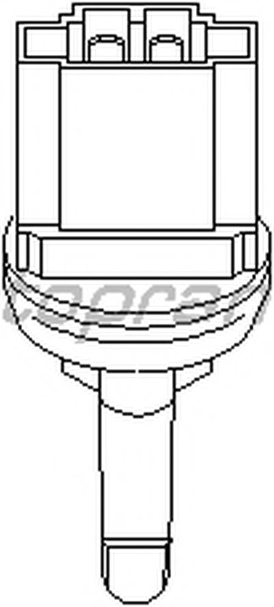 111034 TOPRAN Термовыключатель, вентилятор кондиционера